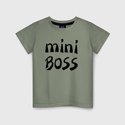 Детская футболка Mini boss