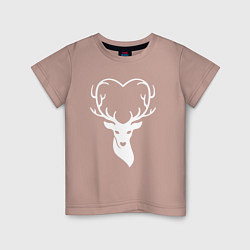 Детская футболка Люблю оленей