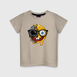Детская футболка Весёлый смайл в очках