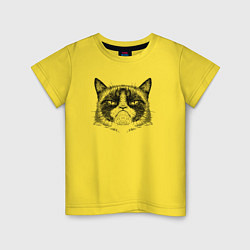 Детская футболка Grumpy cat мем