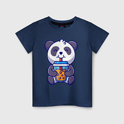 Детская футболка Drinking panda
