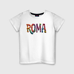 Детская футболка Roma yarn art