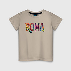 Детская футболка Roma yarn art