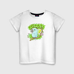 Детская футболка Забавный какаду