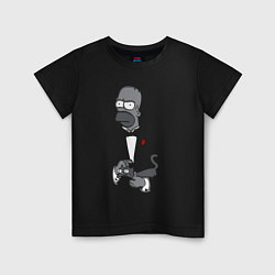 Детская футболка Homer godfather