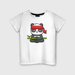 Детская футболка Панда релакс