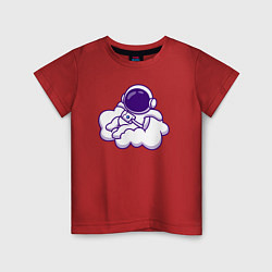 Детская футболка Космонавт на облачке
