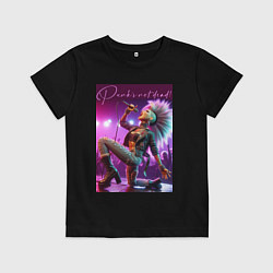 Детская футболка Барби поёт панк-рок