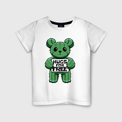 Детская футболка Милый кактусовый мишка
