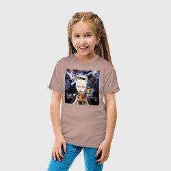 Футболка хлопковая детская Korn - See You on the Other Side, цвет: пыльно-розовый — фото 2