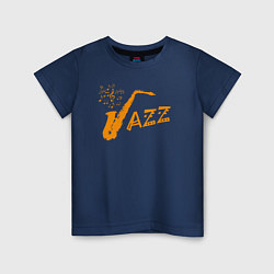 Детская футболка Jazz sax