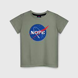 Детская футболка Nope NASA