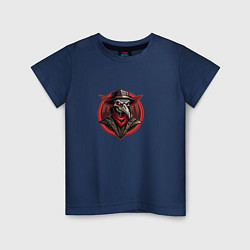 Детская футболка Чумной доктор в красном платке