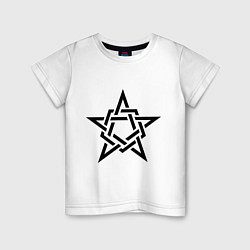 Детская футболка Звезда в стиле кельтских узоров