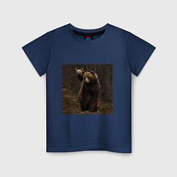 Детская футболка Медведи гуляют по лесу