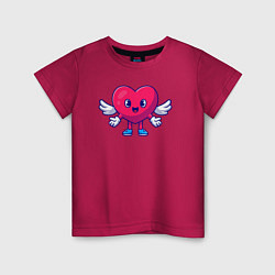 Детская футболка Сердечко ангел