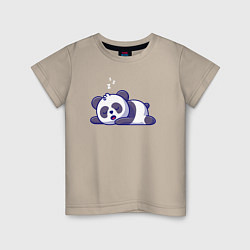 Детская футболка Панда спит