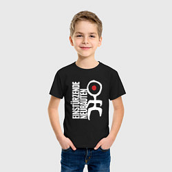 Футболка хлопковая детская Einstrzende Neubauten - Logo, цвет: черный — фото 2