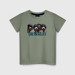 Детская футболка Beatles beagles