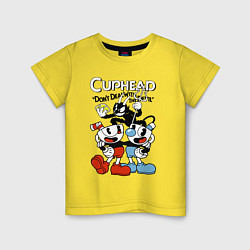 Детская футболка Cuphead - devil