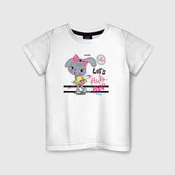 Детская футболка Lets hula hoop