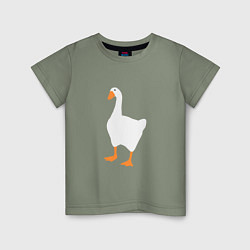 Детская футболка Untitled goose game honk