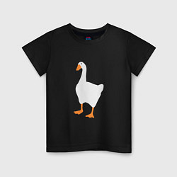 Детская футболка Untitled goose game honk