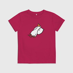 Детская футболка Гусь пожалуй поваляюсь