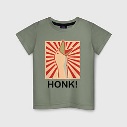 Детская футболка Гусь honk