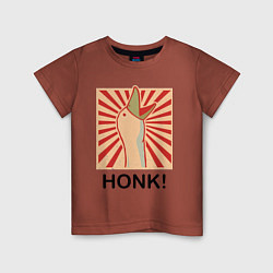 Детская футболка Гусь honk