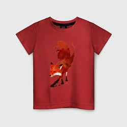 Детская футболка Лиса житель леса