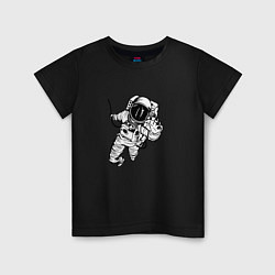 Детская футболка Alone astronaut