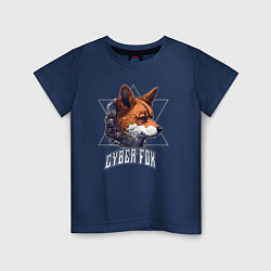 Детская футболка Cyborg fox