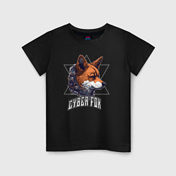 Детская футболка Cyborg fox