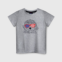 Детская футболка USA dog