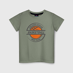 Детская футболка Basketball best team