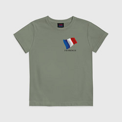 Детская футболка Im French - motto