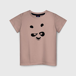 Детская футболка Кунг фу панда силуэт