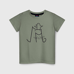 Детская футболка Дружба животных