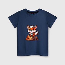 Детская футболка Лисёнок-альпинист