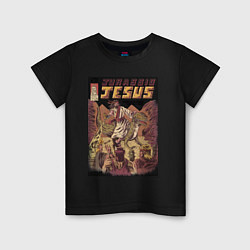 Детская футболка Доисторический Иисус