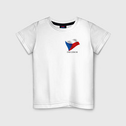 Детская футболка Im Czech - motto