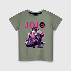 Детская футболка Джотаро Куджо - нейросеть