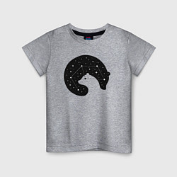 Детская футболка Большая медведица в космосе