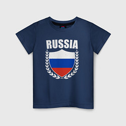 Детская футболка Russian flag