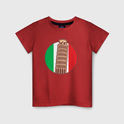Детская футболка Пизанская башня