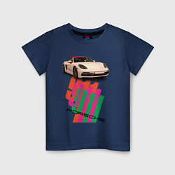 Детская футболка Спортивный автомобиль Porsche 911 Turbo