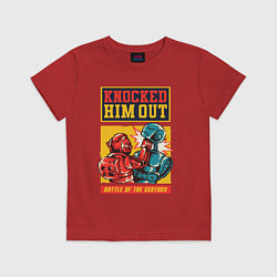Детская футболка Битва ретро роботов
