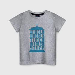 Детская футболка Timey wimey stuff