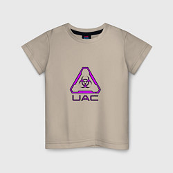 Детская футболка UAC фиолетовый